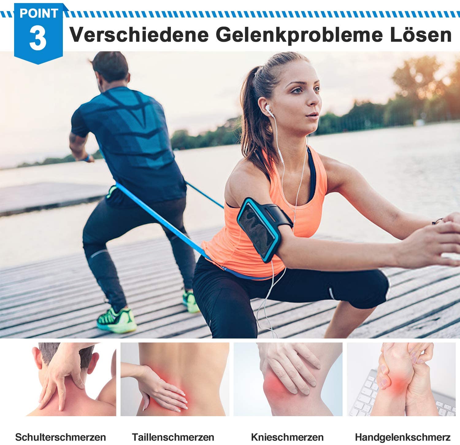 Elastyczne taśmy fitness 3 szt – Crossfit Workout Gear recenzja i cena